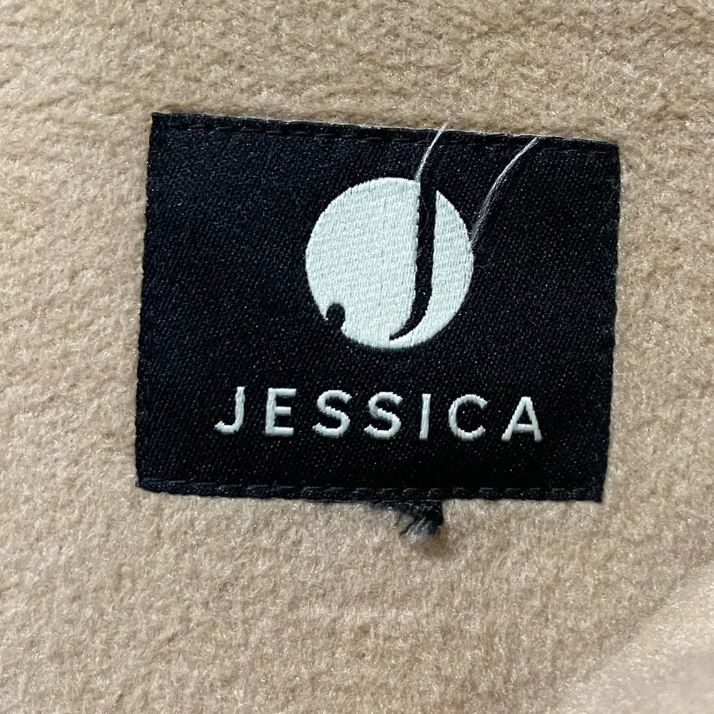 Jessica Women’s Camel Oversized Hooded Coat - Picture 5 of 10